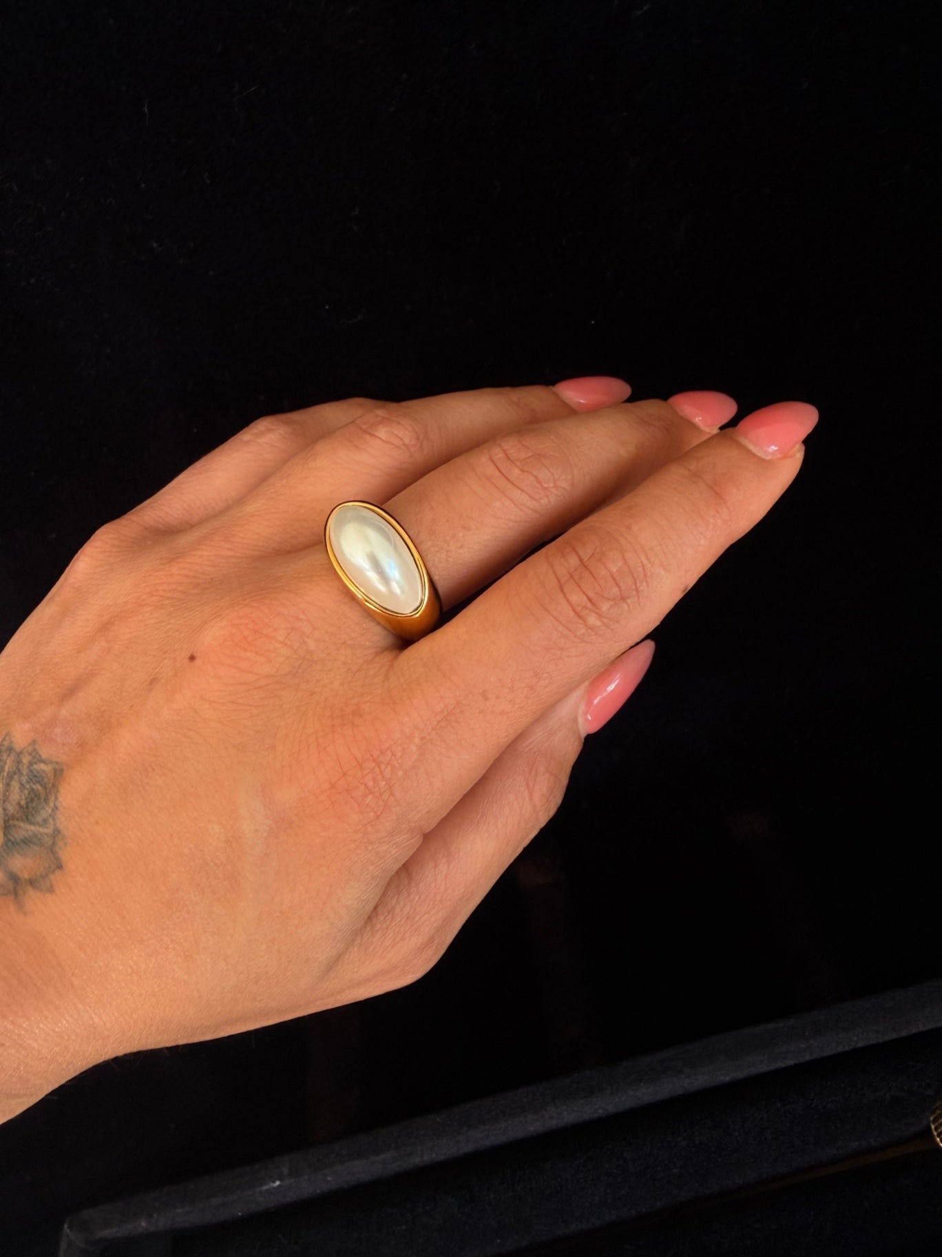 Quianey Pearl Dome Ring 6