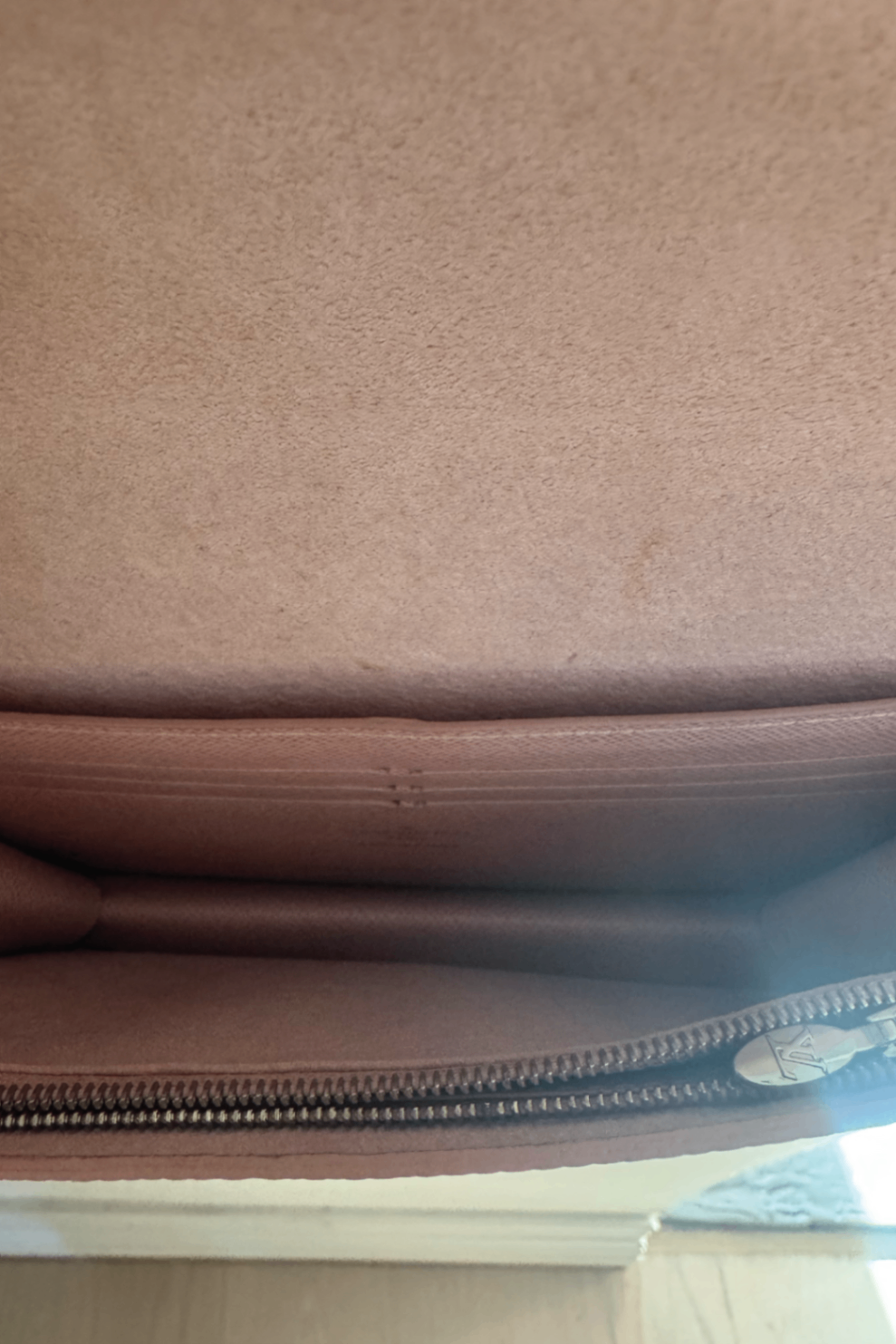 Louis Vuitton pink leather crossbody bag
