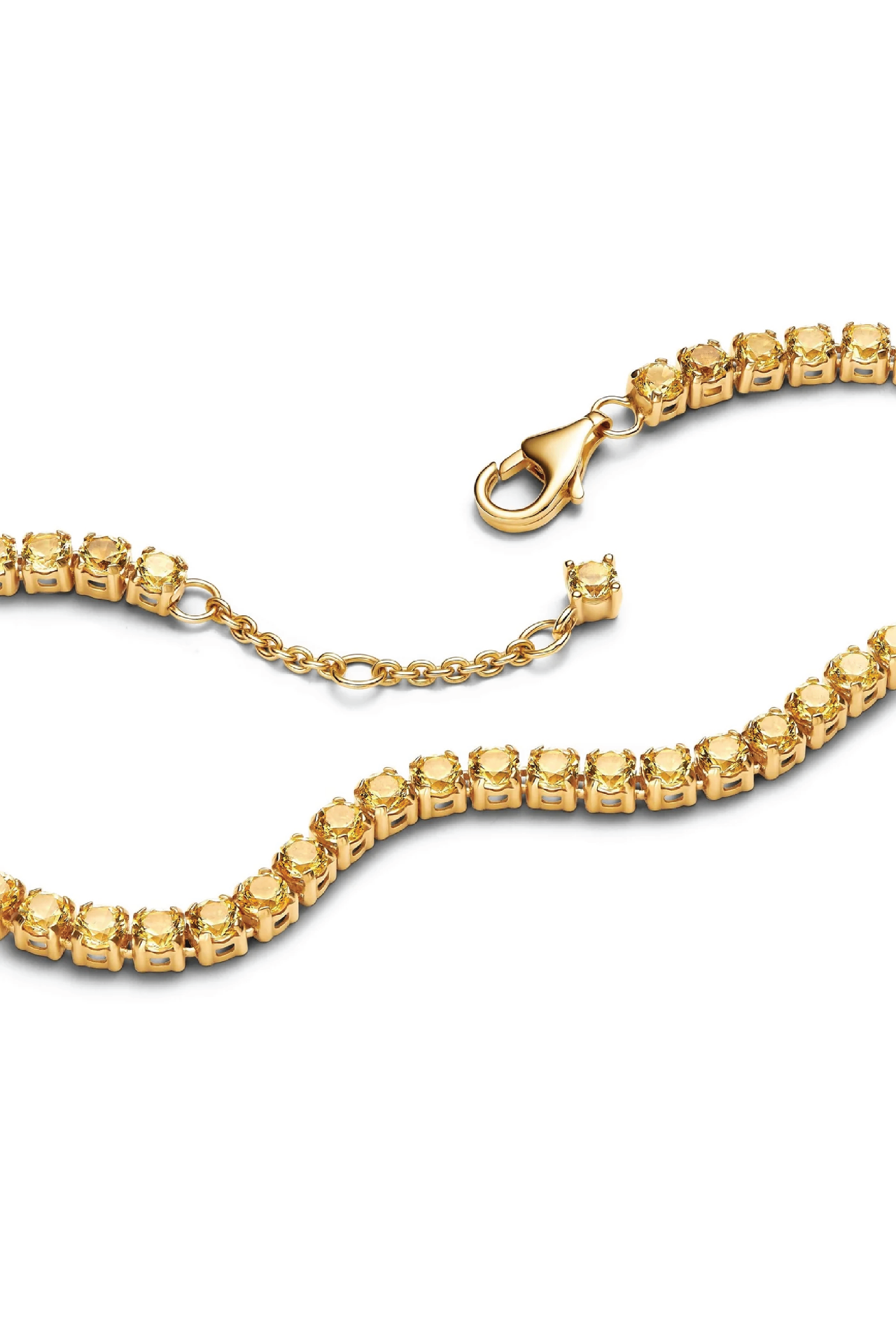 Pandora sparkling yellow tennis bracelet (RRP $280)