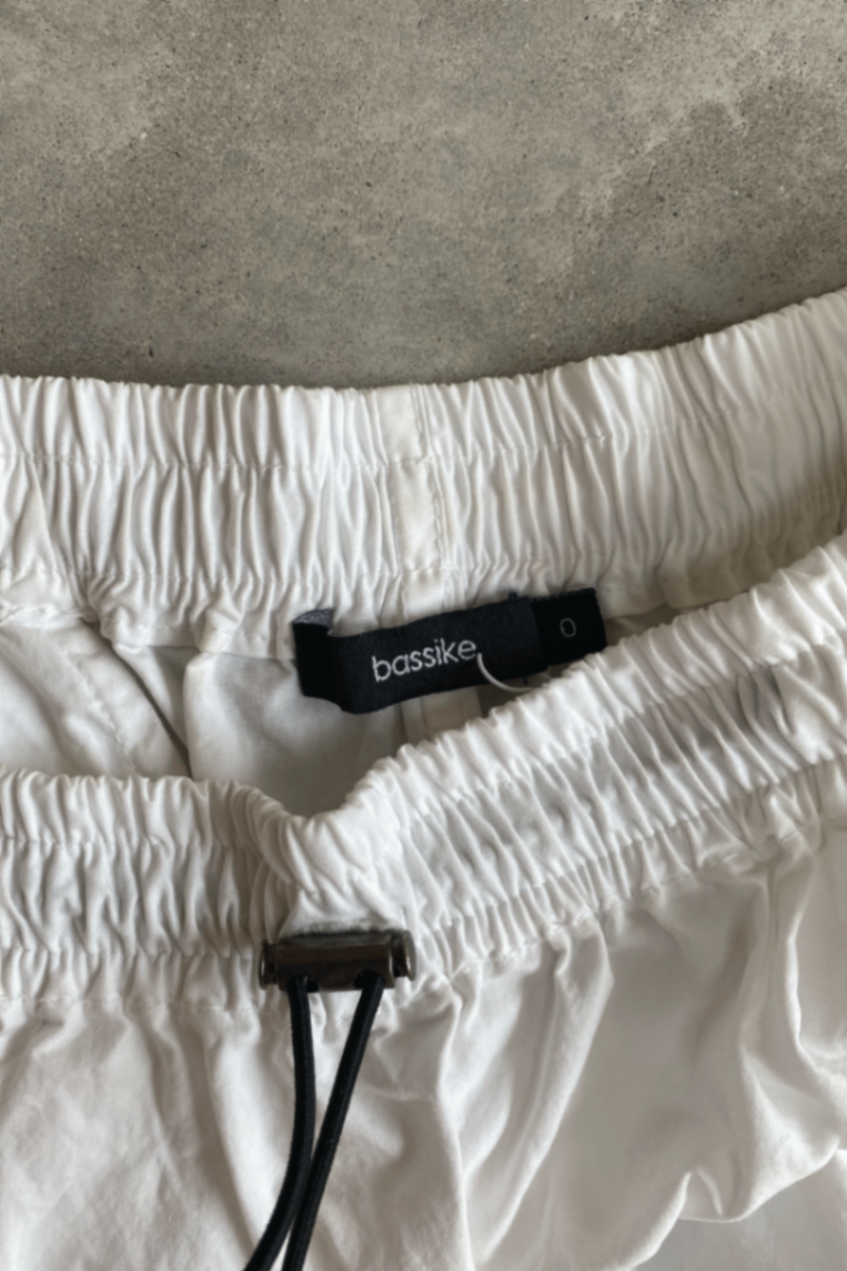 Bassike white maxi skirt 0