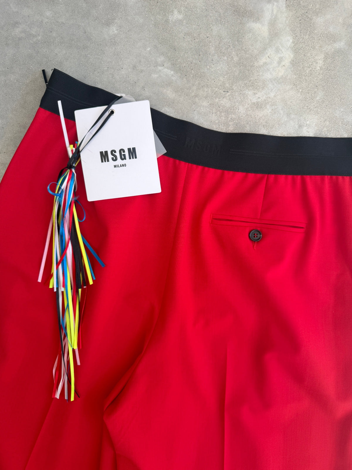 MSGM red pant 44 (NWT RRP$799)