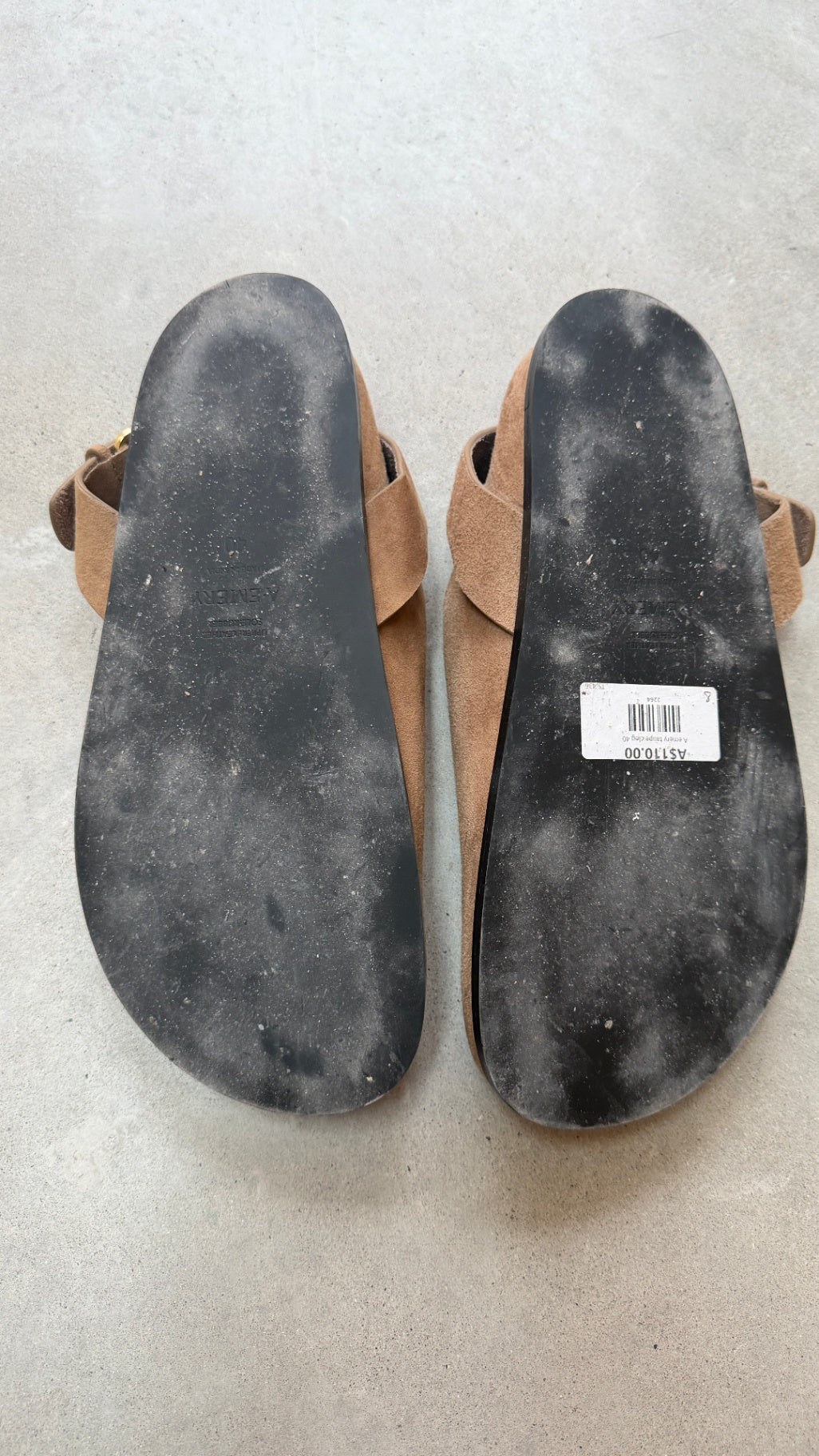 A emery taupe clog 40