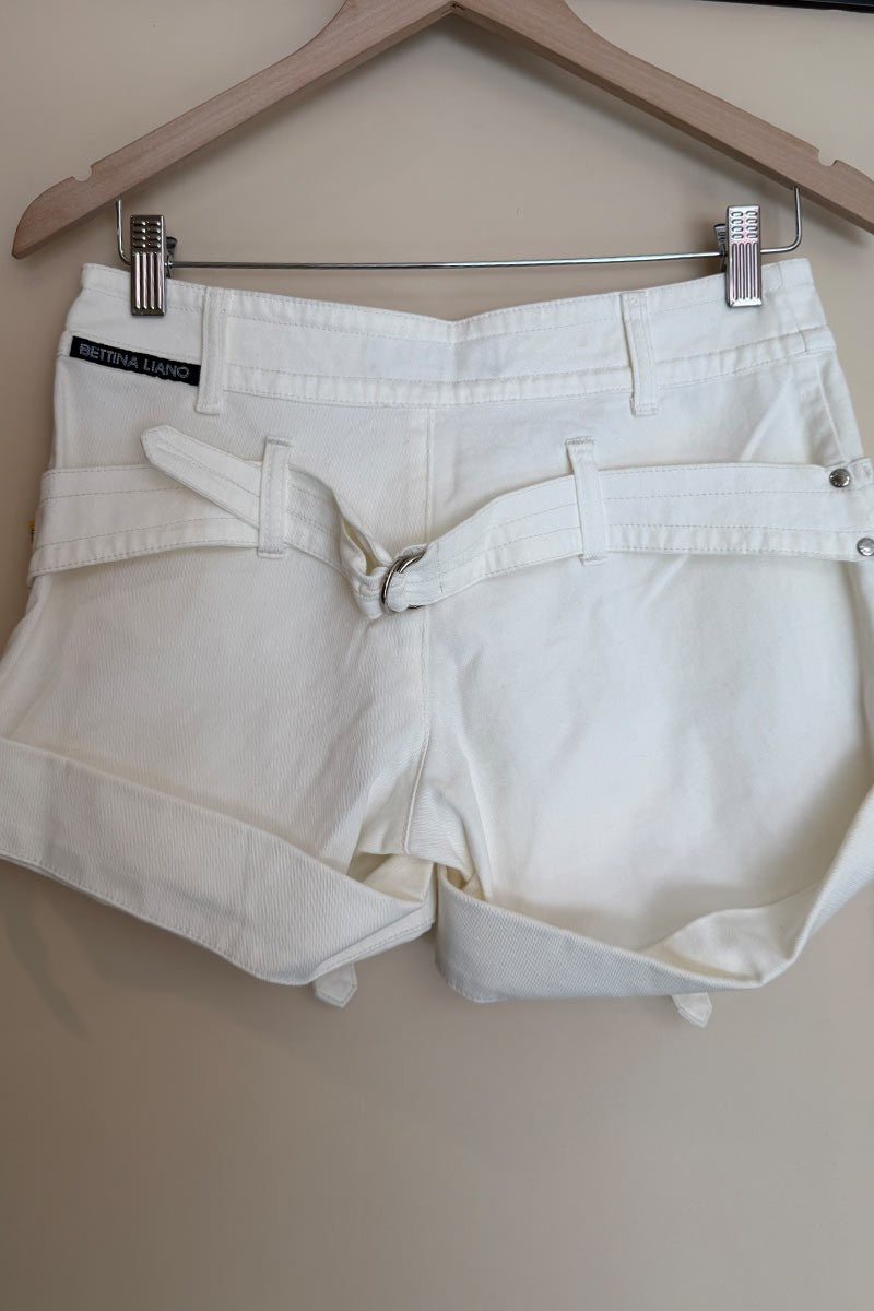 Bettina Liano white denim short 8