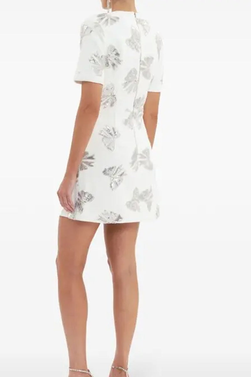 Nicky Hilton x Rebecca Vallance Ivory 8 RRP $799