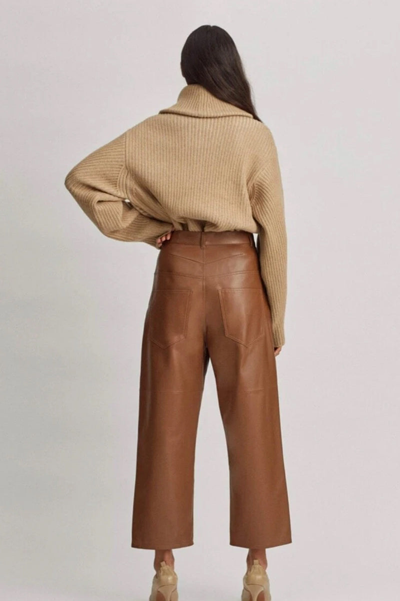 Camilla and Marc Claro Lamb Leather Pant 10