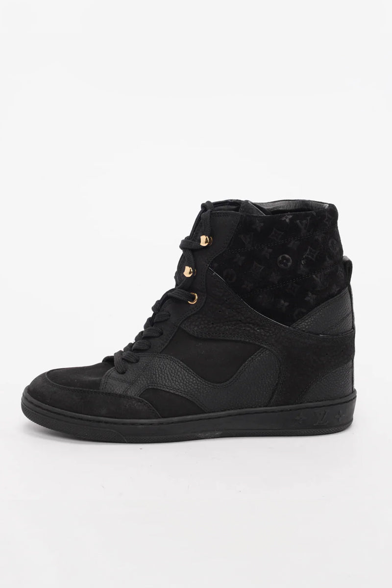 Louis Vuitton high top wedge sneaker 39.5