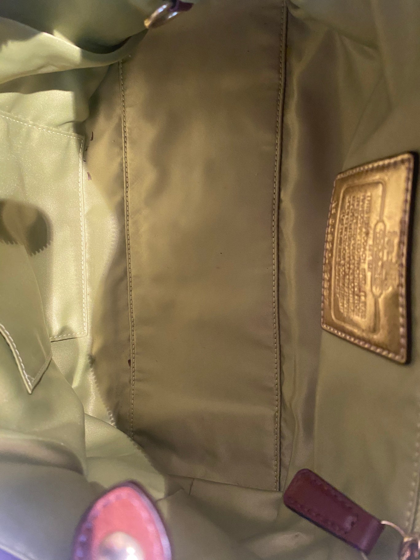 Coach vintage madison brown bag