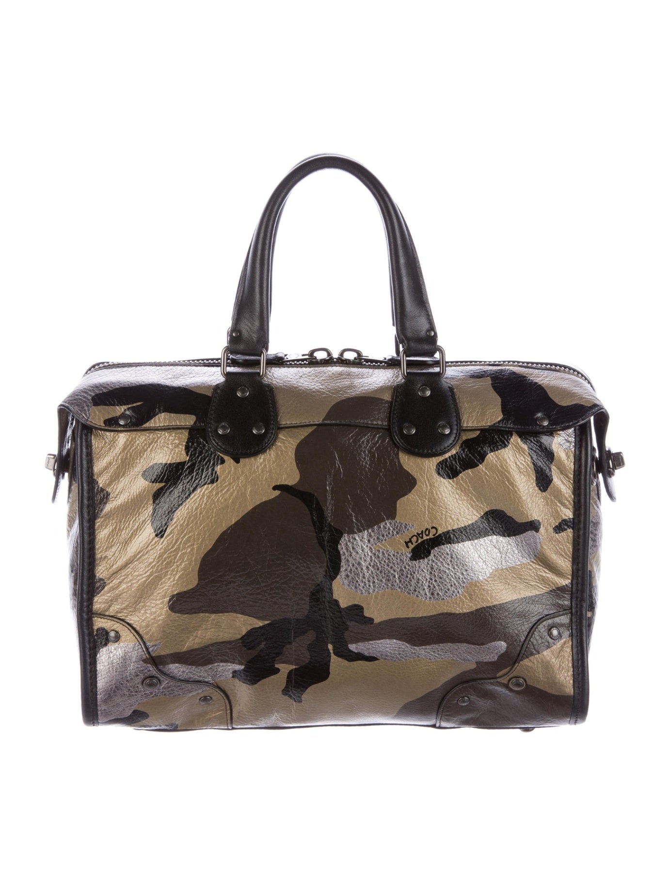 Coach Metallic Rhyder 22 satchel bag