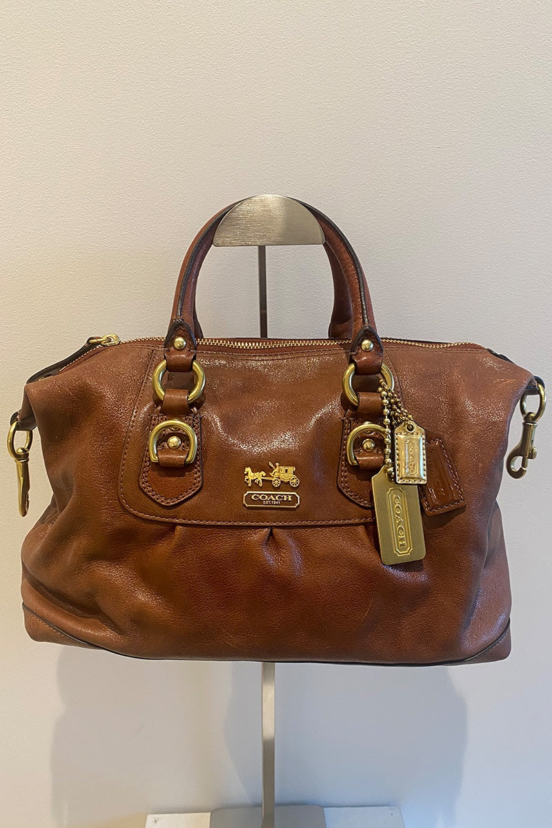 Coach vintage madison brown bag