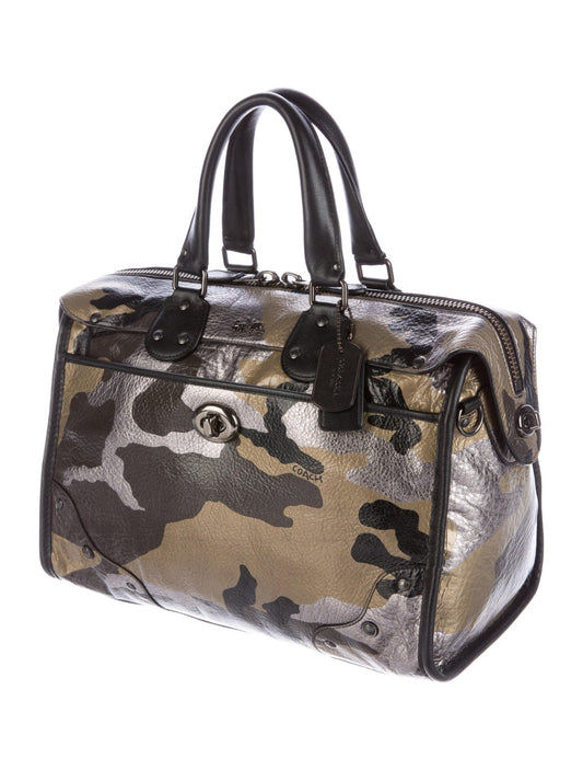 Coach Metallic Rhyder 22 satchel bag