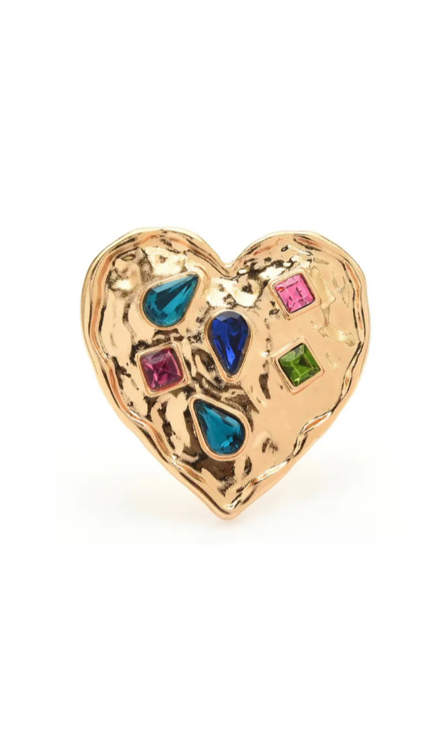 Zeiya Creative Heart Brooch