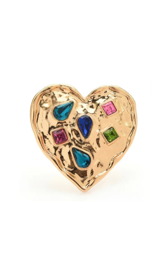 Zeiya Creative Heart Brooch