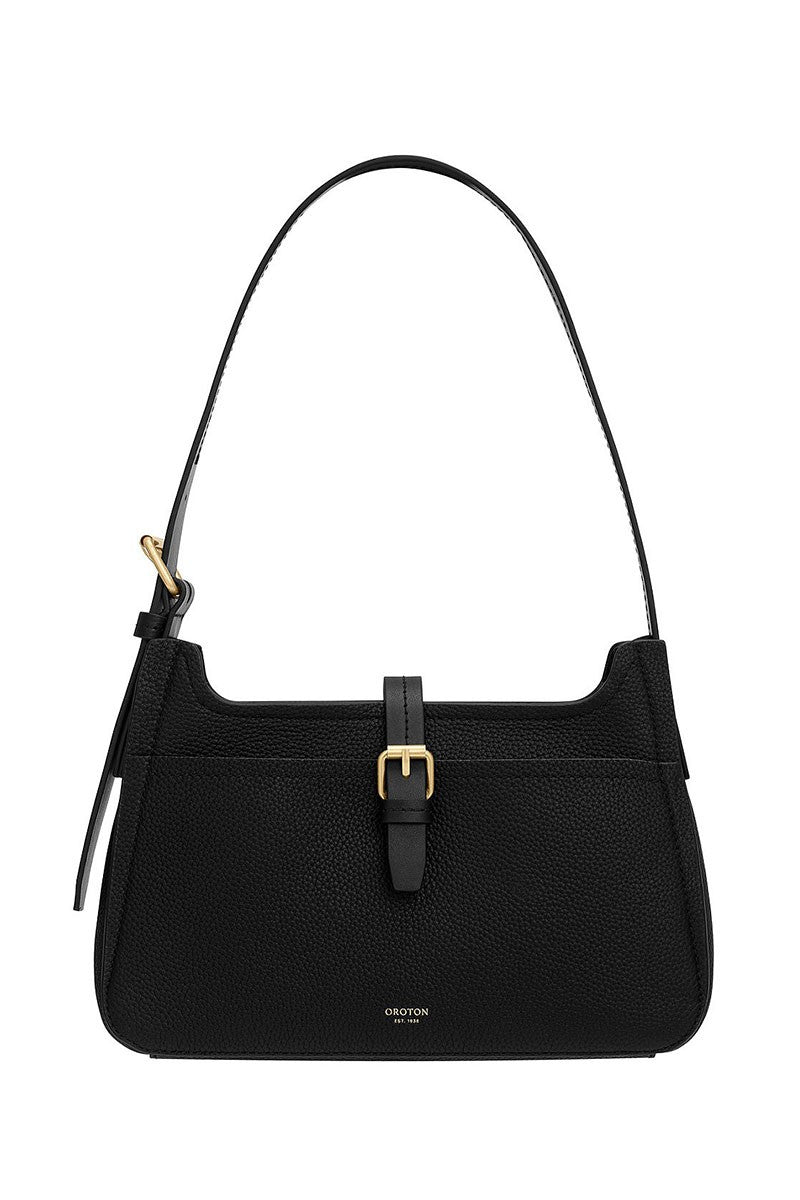 Oroton Dylan Baguette black handbag (new RRP $349)