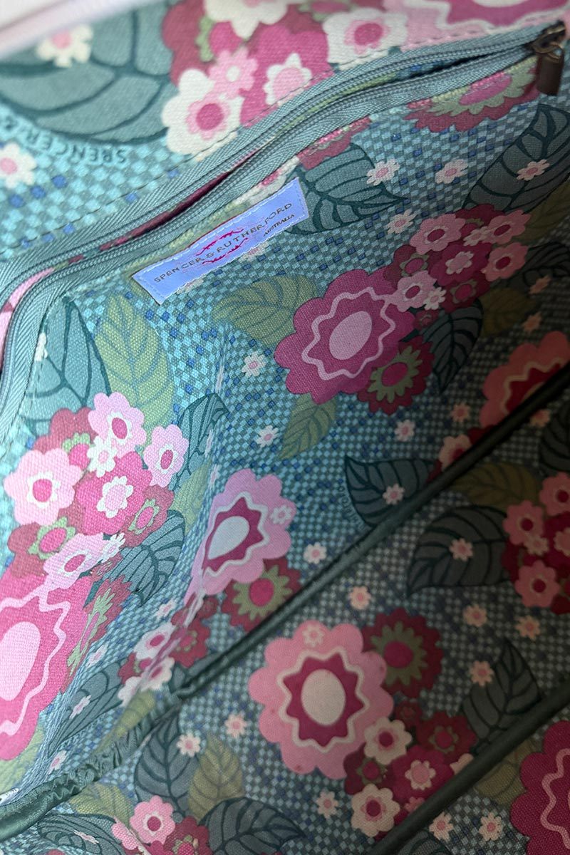 Spencer and Rutherford white butterfly tote bag
