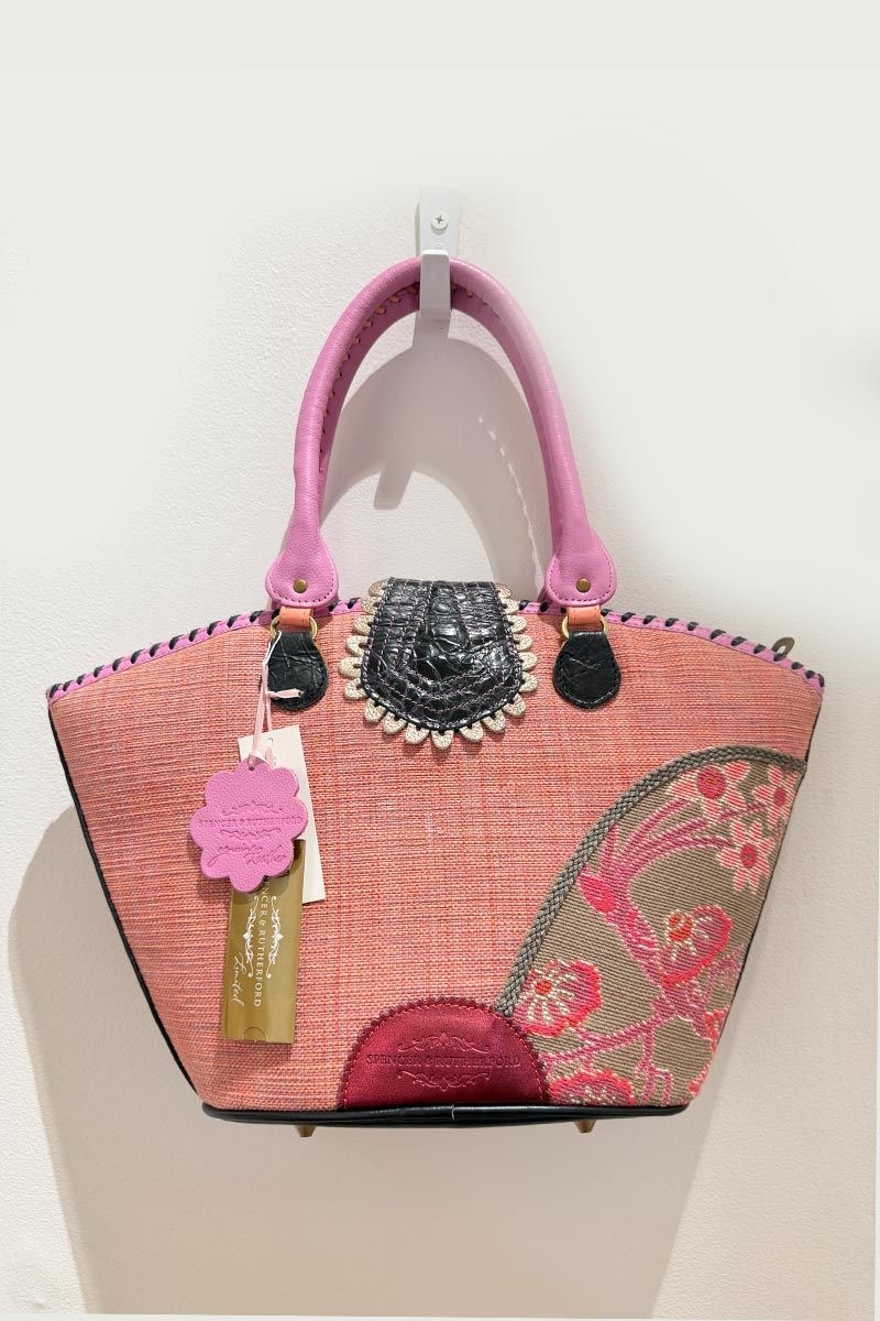 Spencer and Rutherford Birgitte pink tote bag