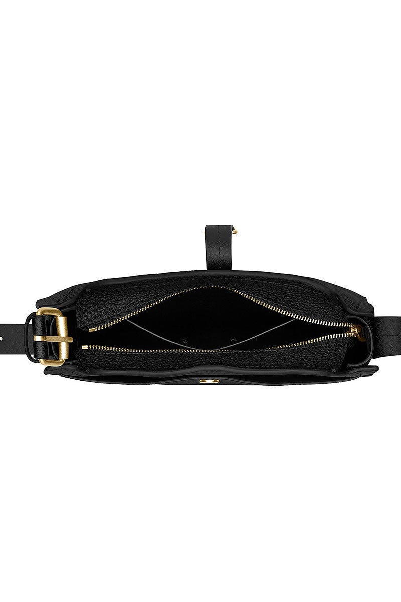 Oroton Dylan Baguette black handbag (new RRP $349)