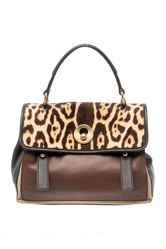 YvesSaintLaurent leopard handbag
