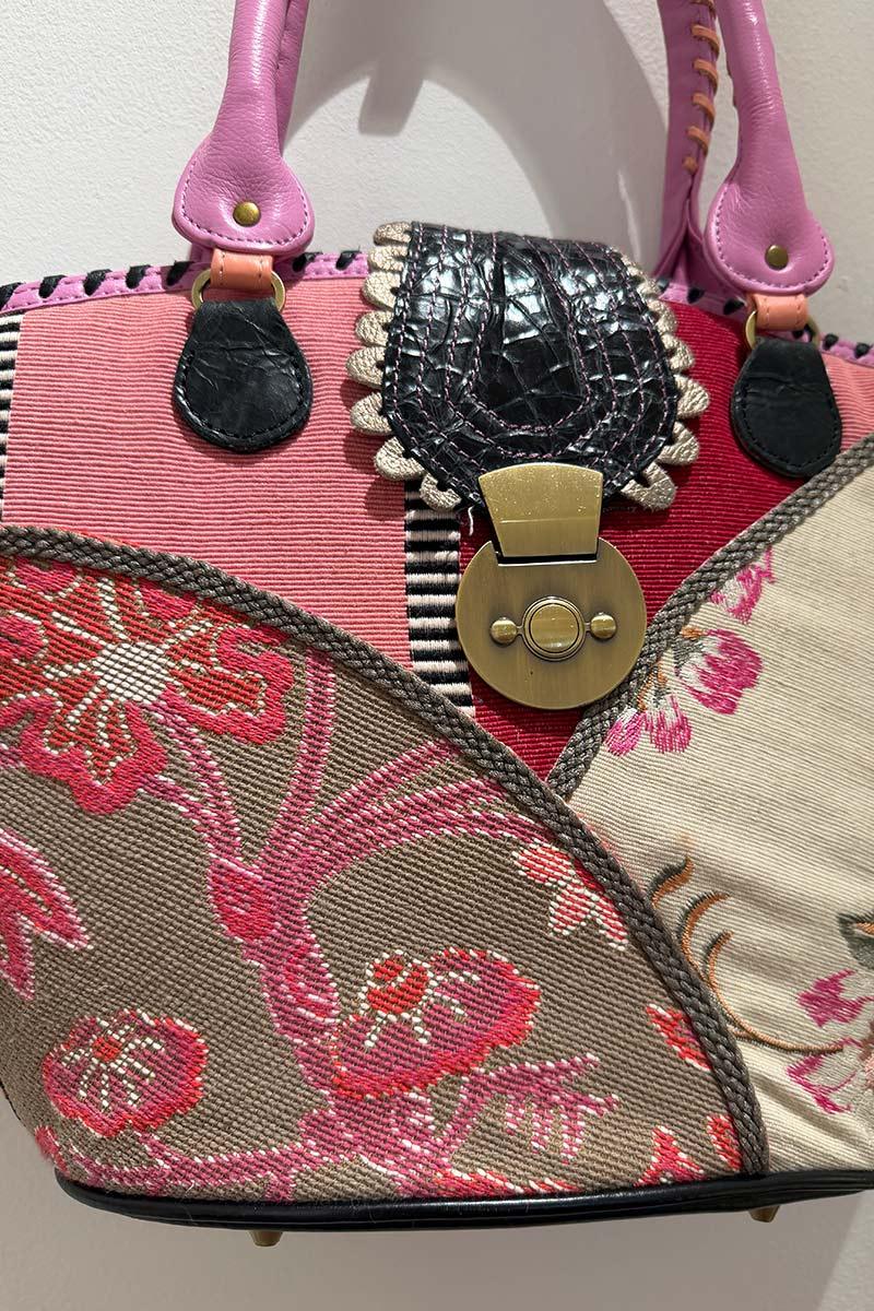 Spencer and Rutherford Birgitte pink tote bag