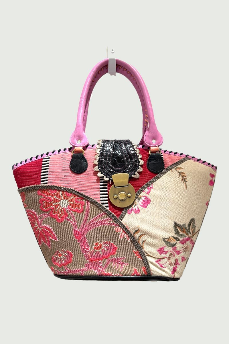 Spencer and Rutherford Birgitte pink tote bag