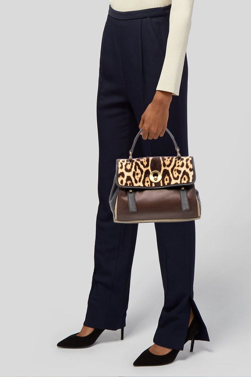 YvesSaintLaurent leopard handbag