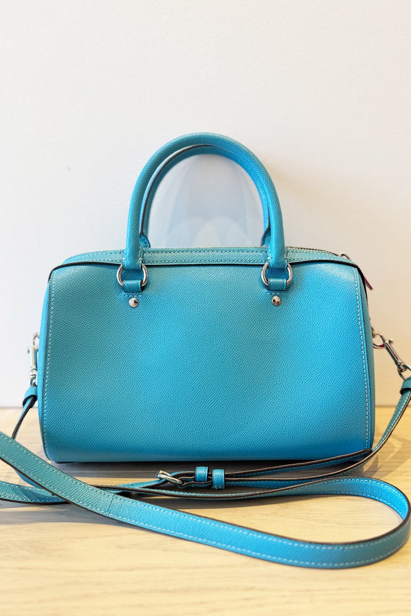 Coach Blue Leather handbag Medium