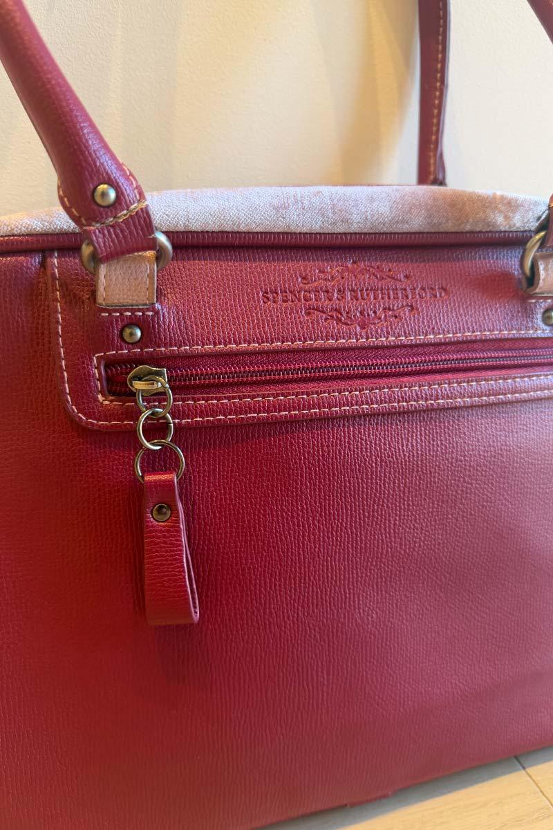 Spencer and Rutherford Zandra adored pink heart tote bag