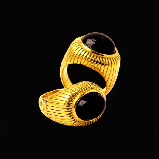 Quianey Black Onyx Ring Size 8