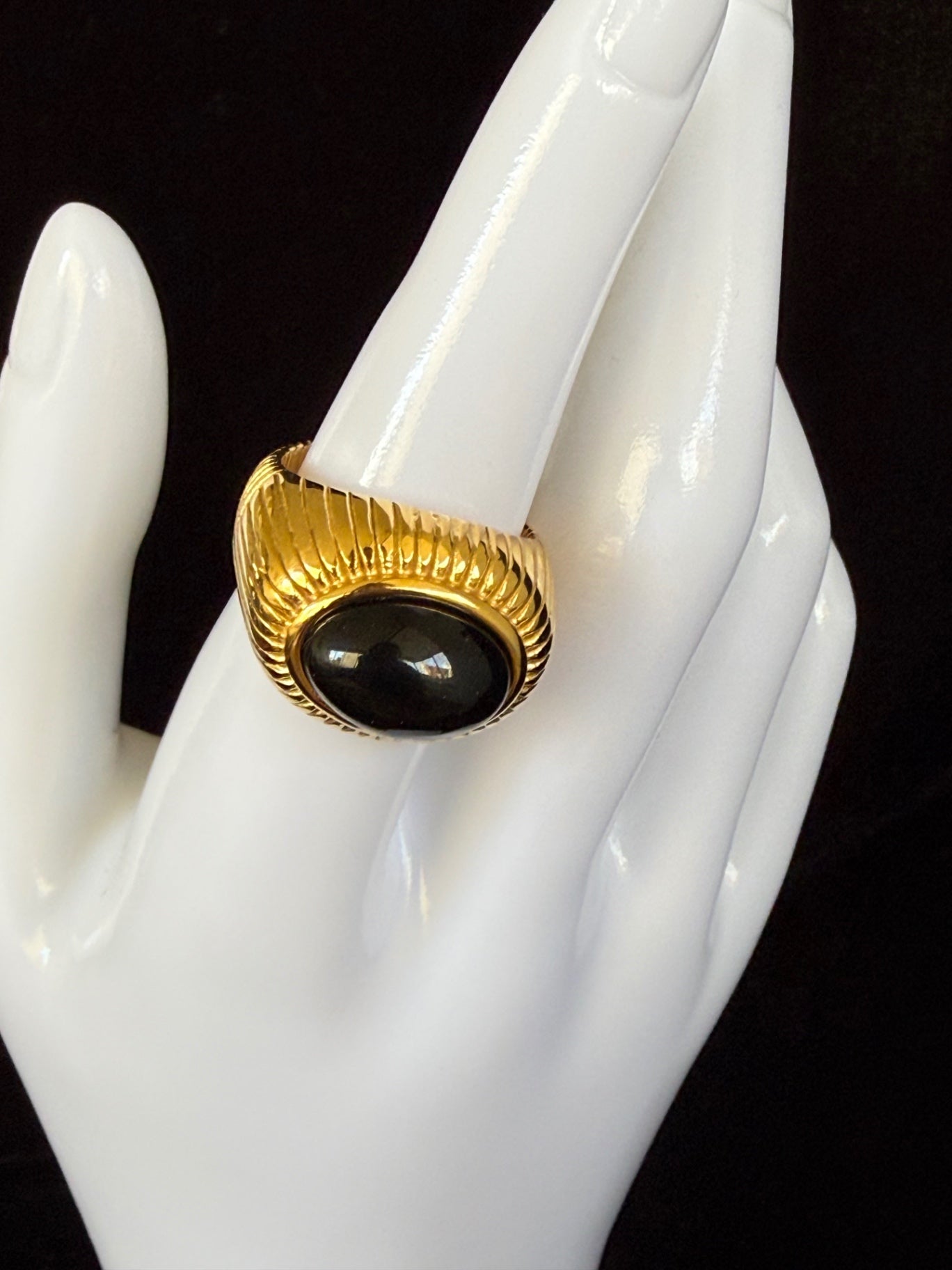 Quianey Black Onyx Ring Size 8
