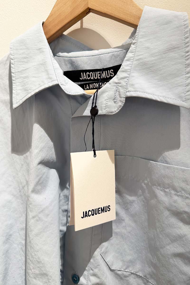 Jacquemus la Robe Arles light blue shirt dress 40 (RRP $853.2) NWT