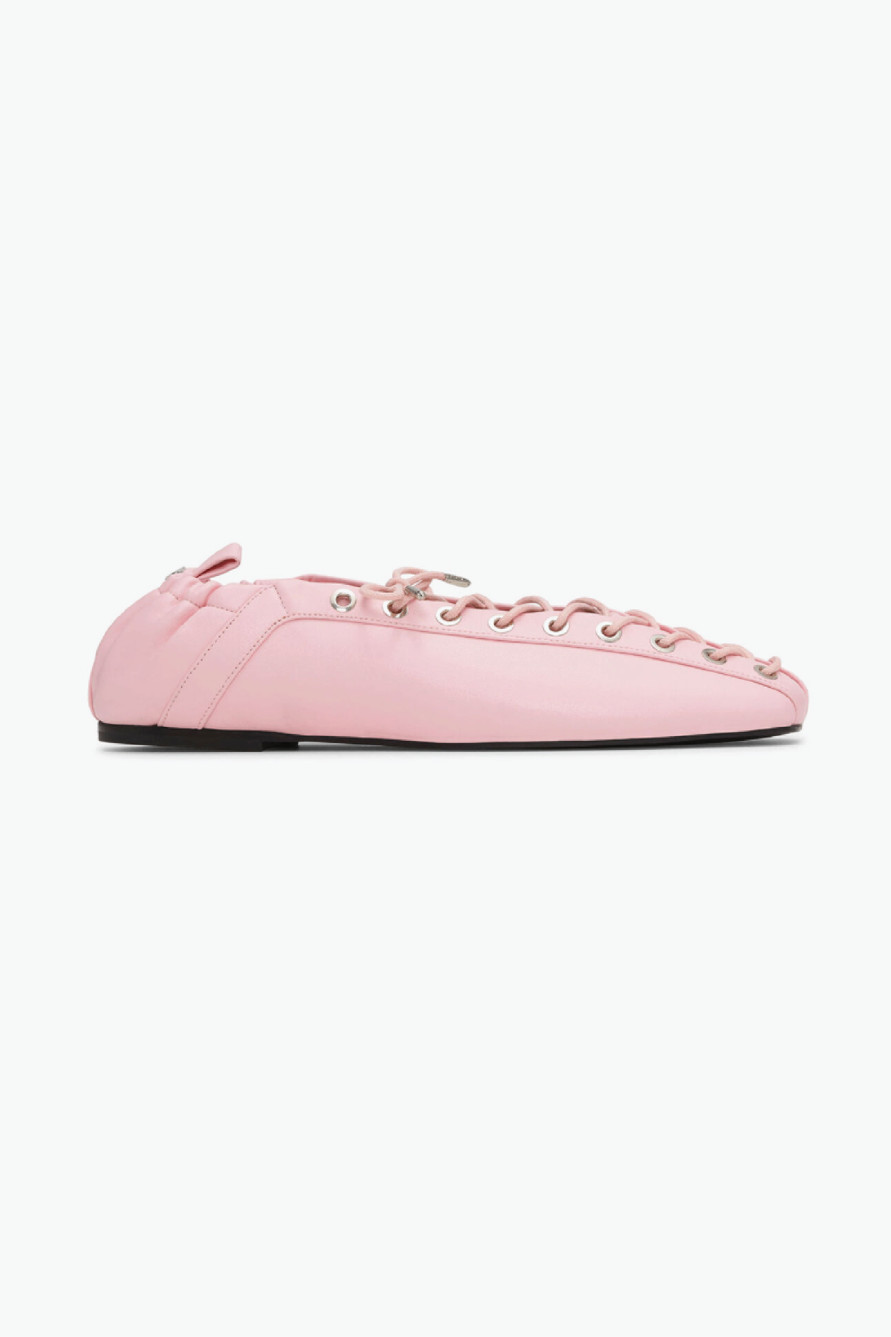 Ganni pink lace ballet flats 37
