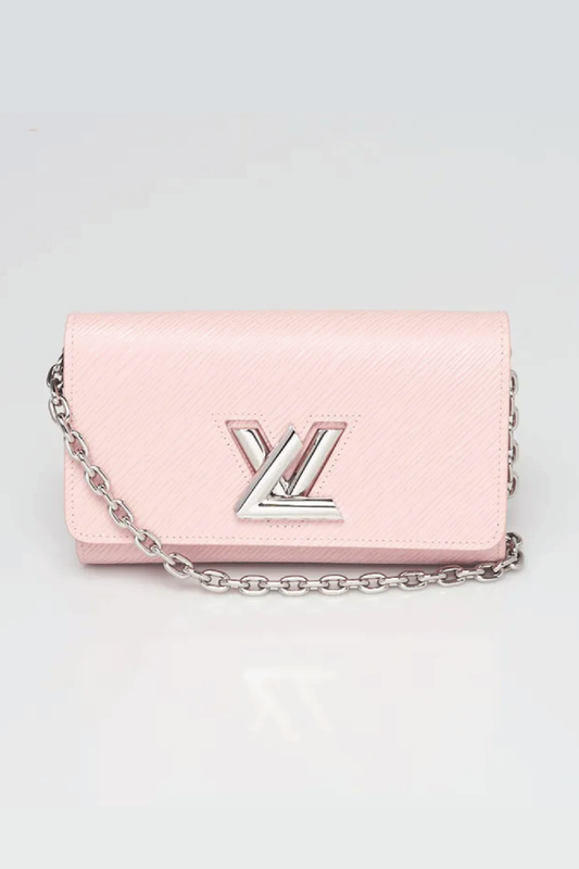 Louis Vuitton pink leather crossbody bag
