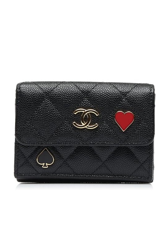 Chanel navy coin purse