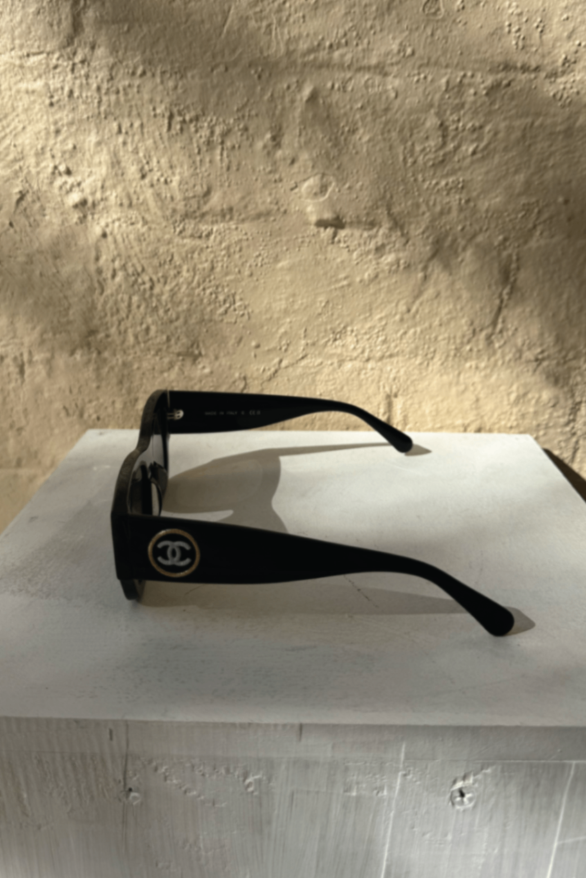 Chanel black sunglasses