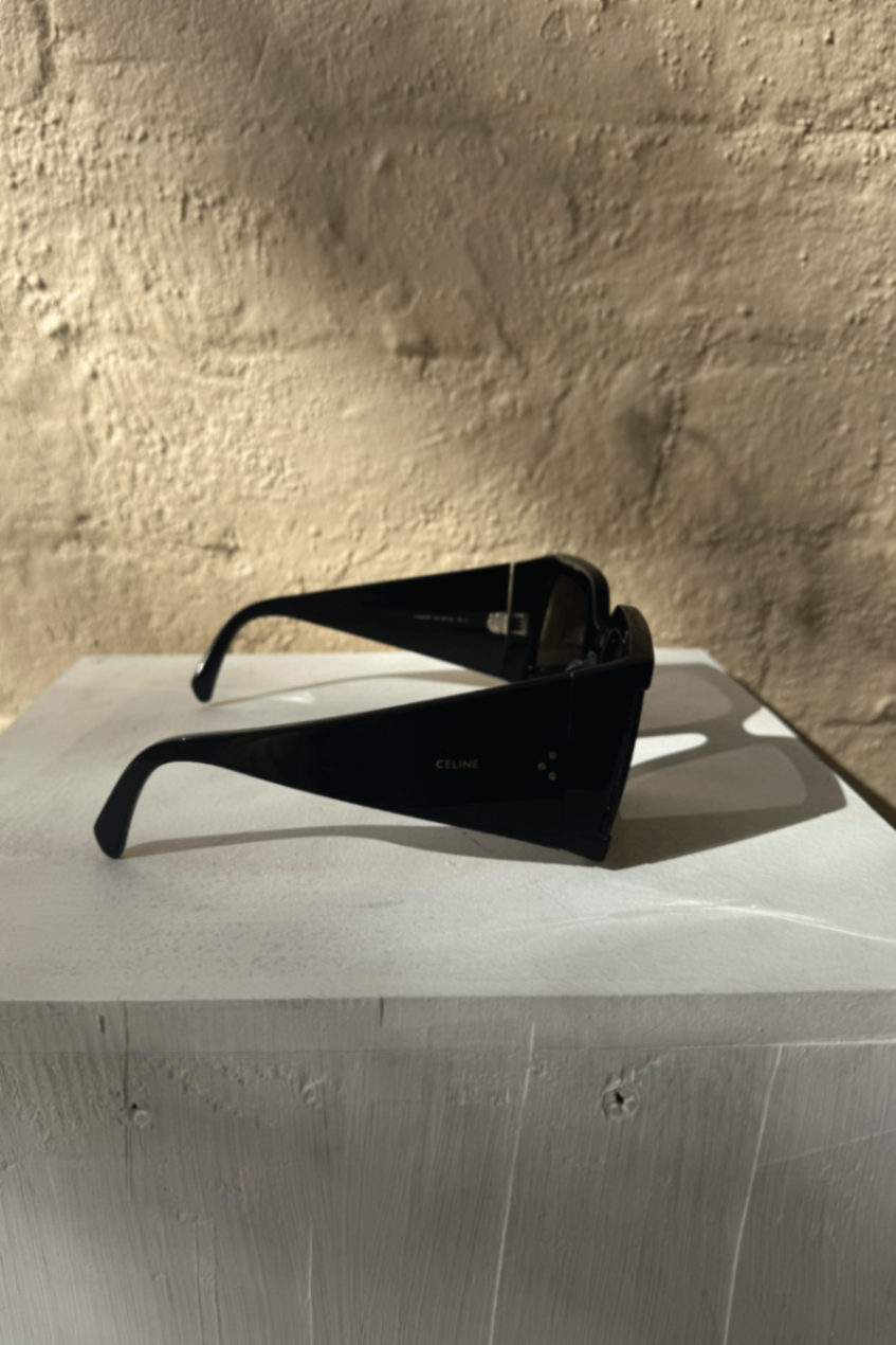 Celine black sqaure large sunnies