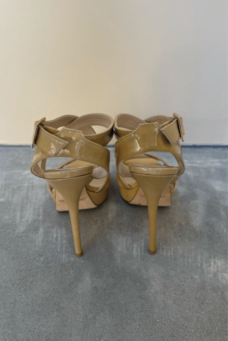 Jimmy Choo beige strap heels 36 1/2
