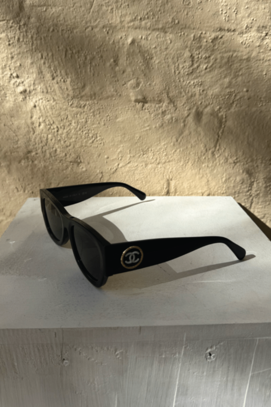 Chanel black sunglasses