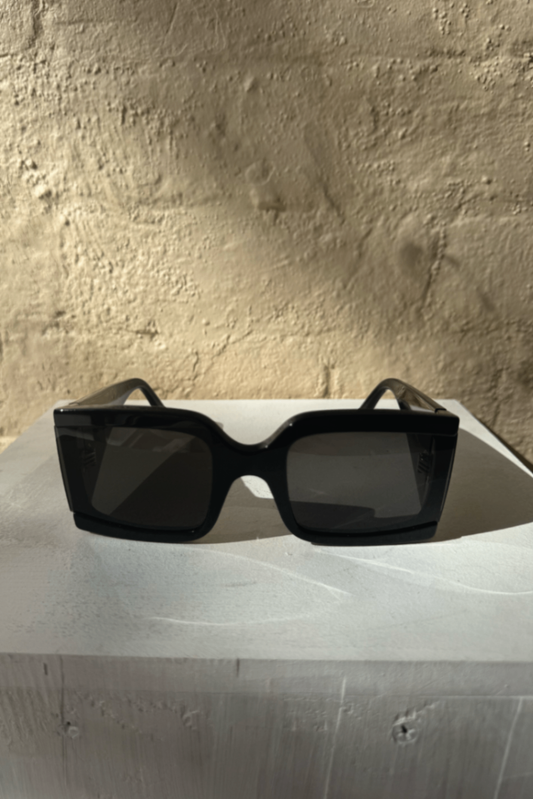 Celine black sqaure large sunnies