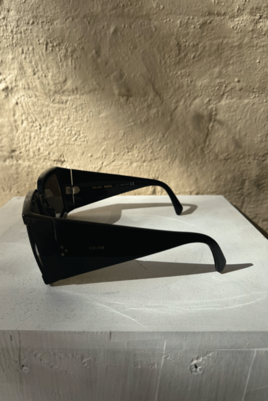 Celine black sqaure large sunnies