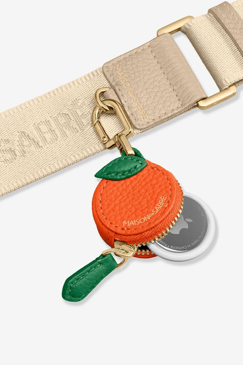 Maison des sabre orange bag charm