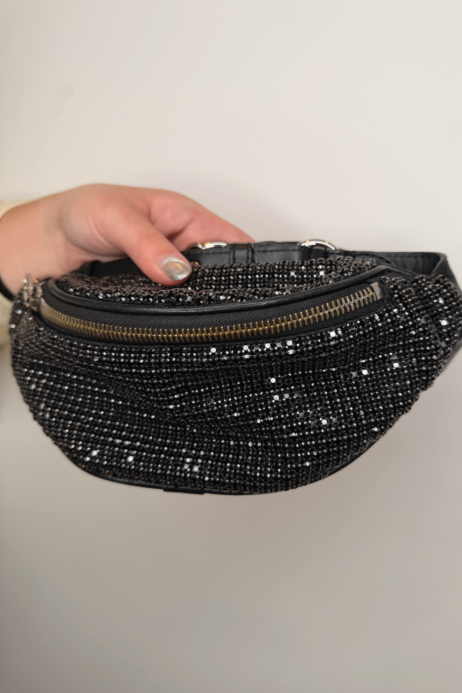 Alexander Wang rhinestone belt bag