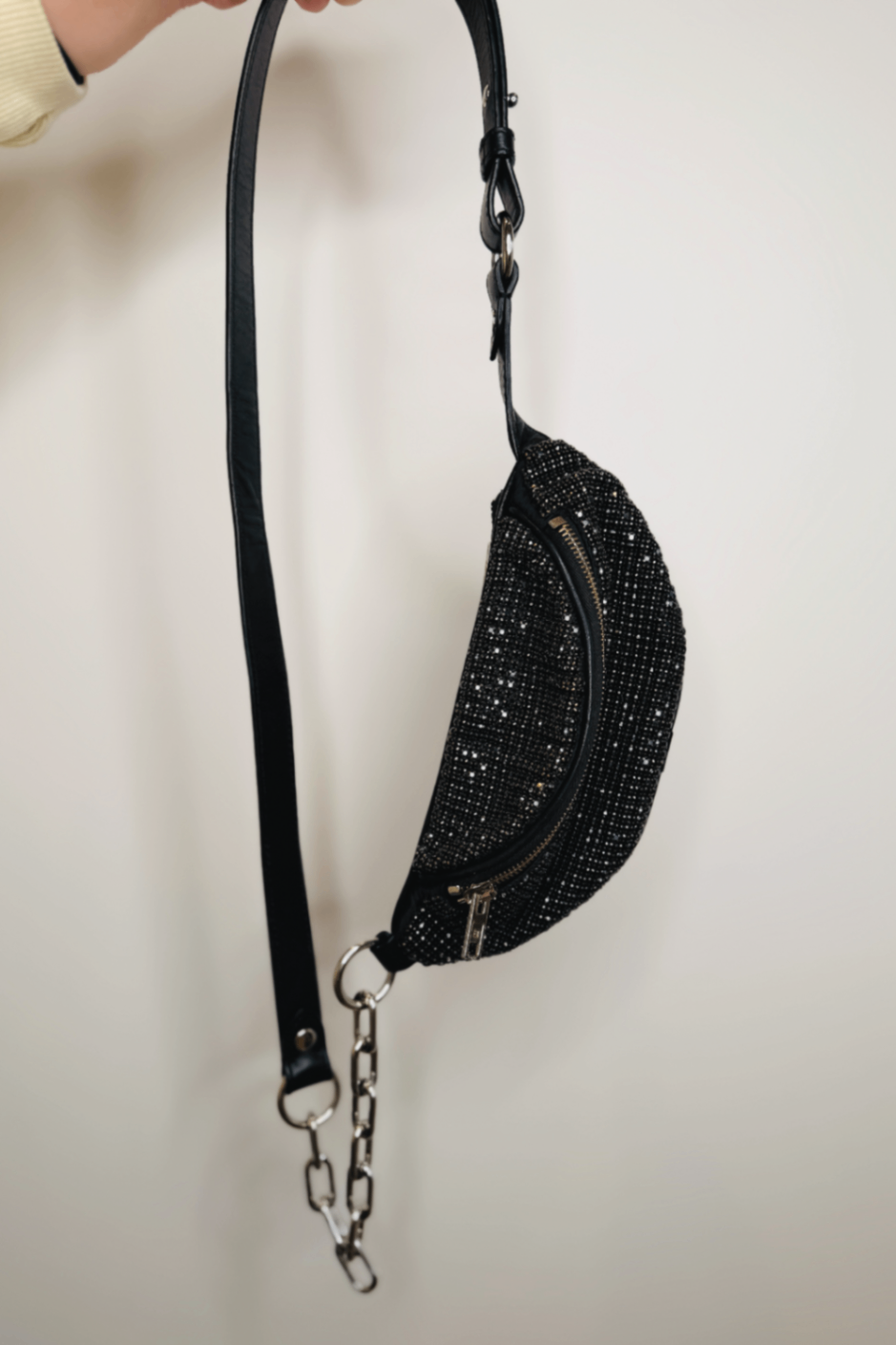 Alexander Wang rhinestone belt bag