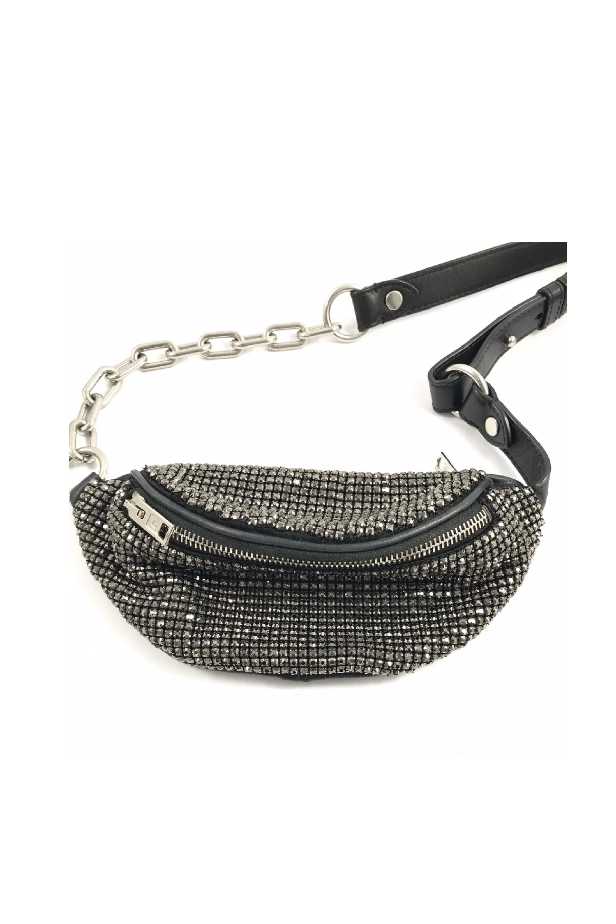 Alexander Wang rhinestone belt bag