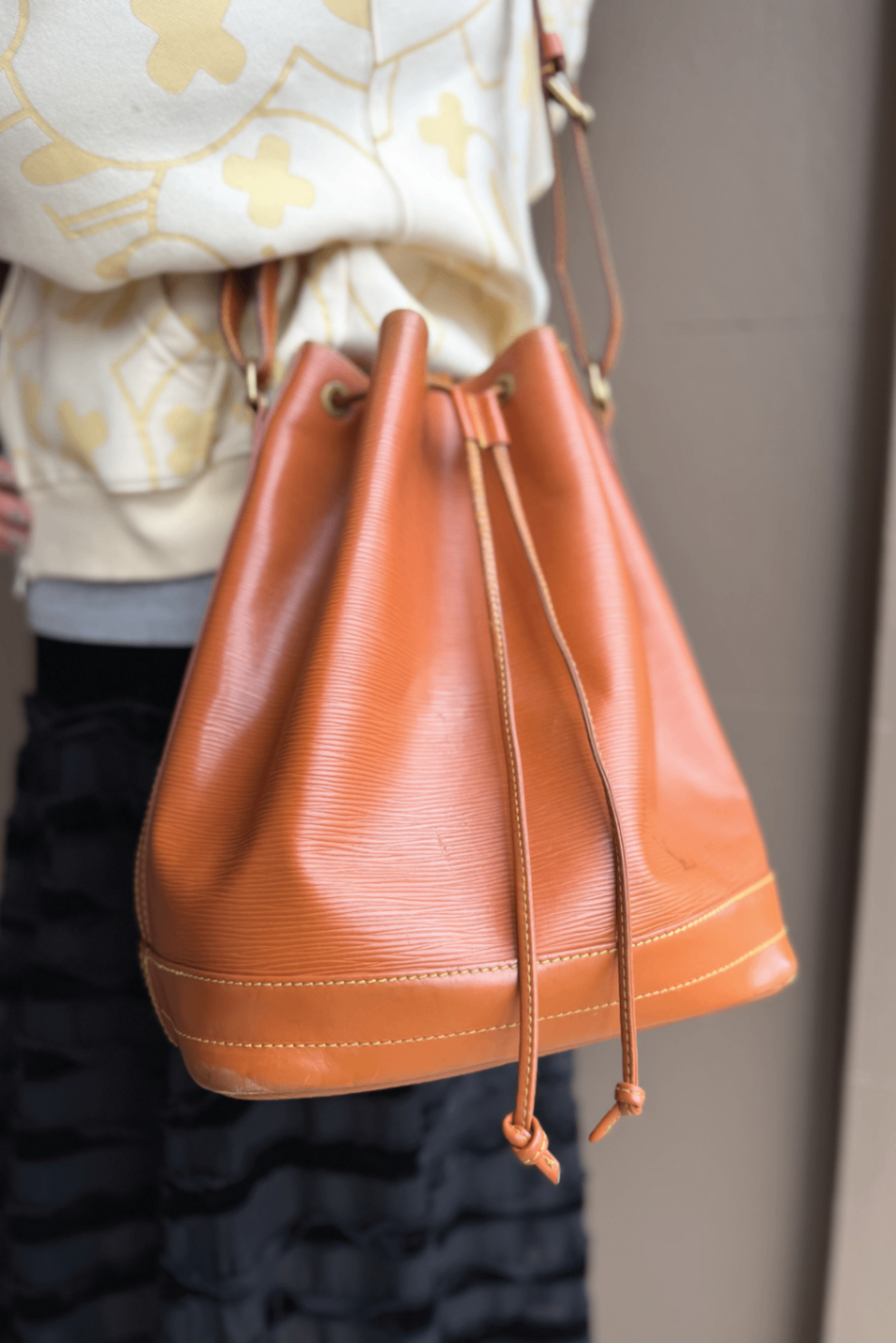 Louis Vuitton Noe brown bucket bag