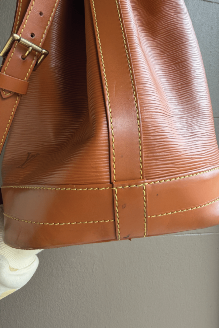 Louis Vuitton Noe brown bucket bag