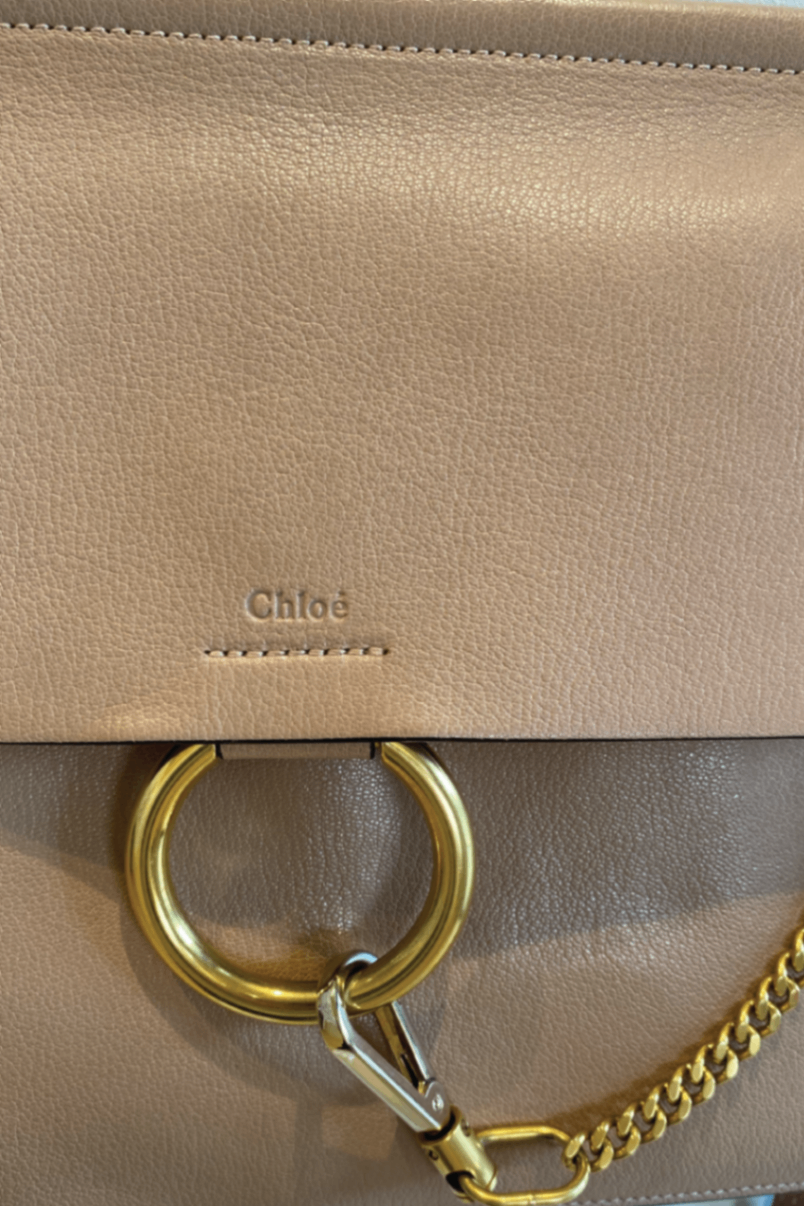 Chloe faye beige shoulder bag
