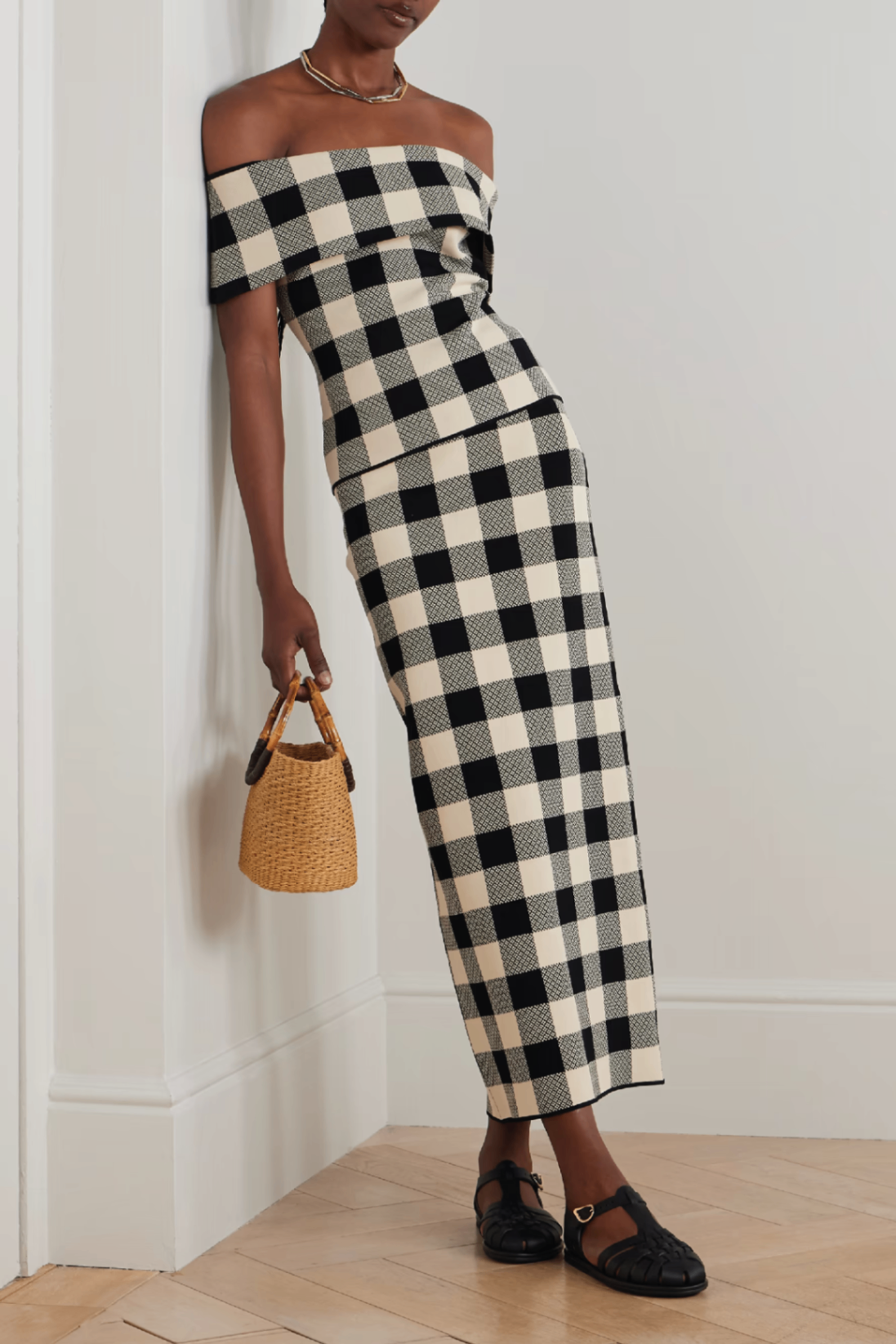 Posse Pippa BW check skirt S