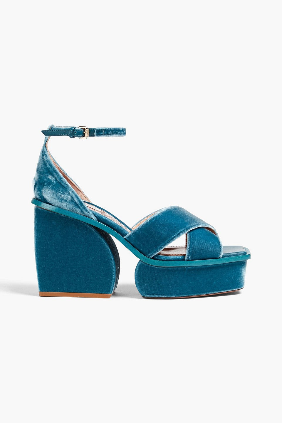 Zimmermann blue suede platform 41