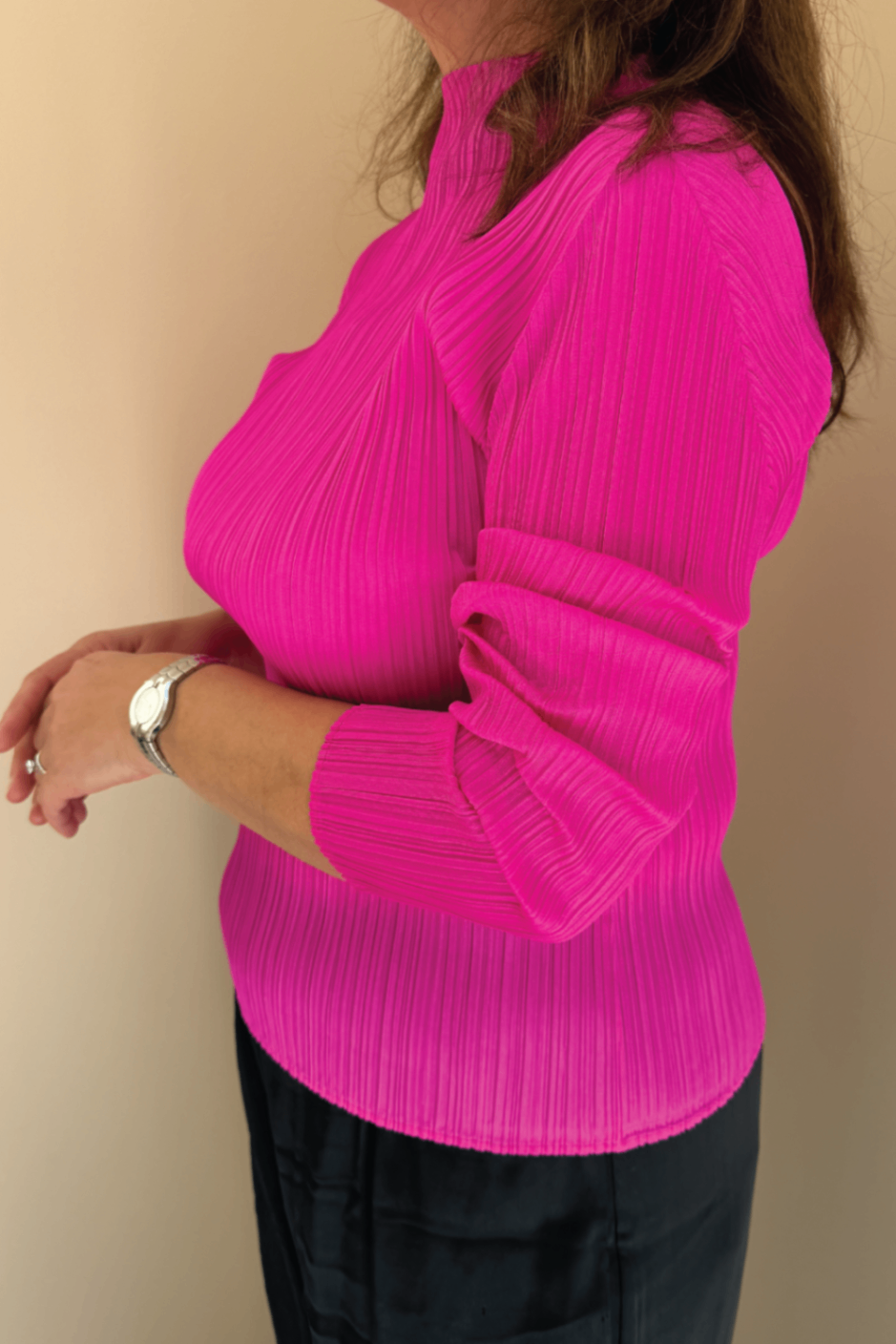 Issey Miyake pleats please pink blouse 2