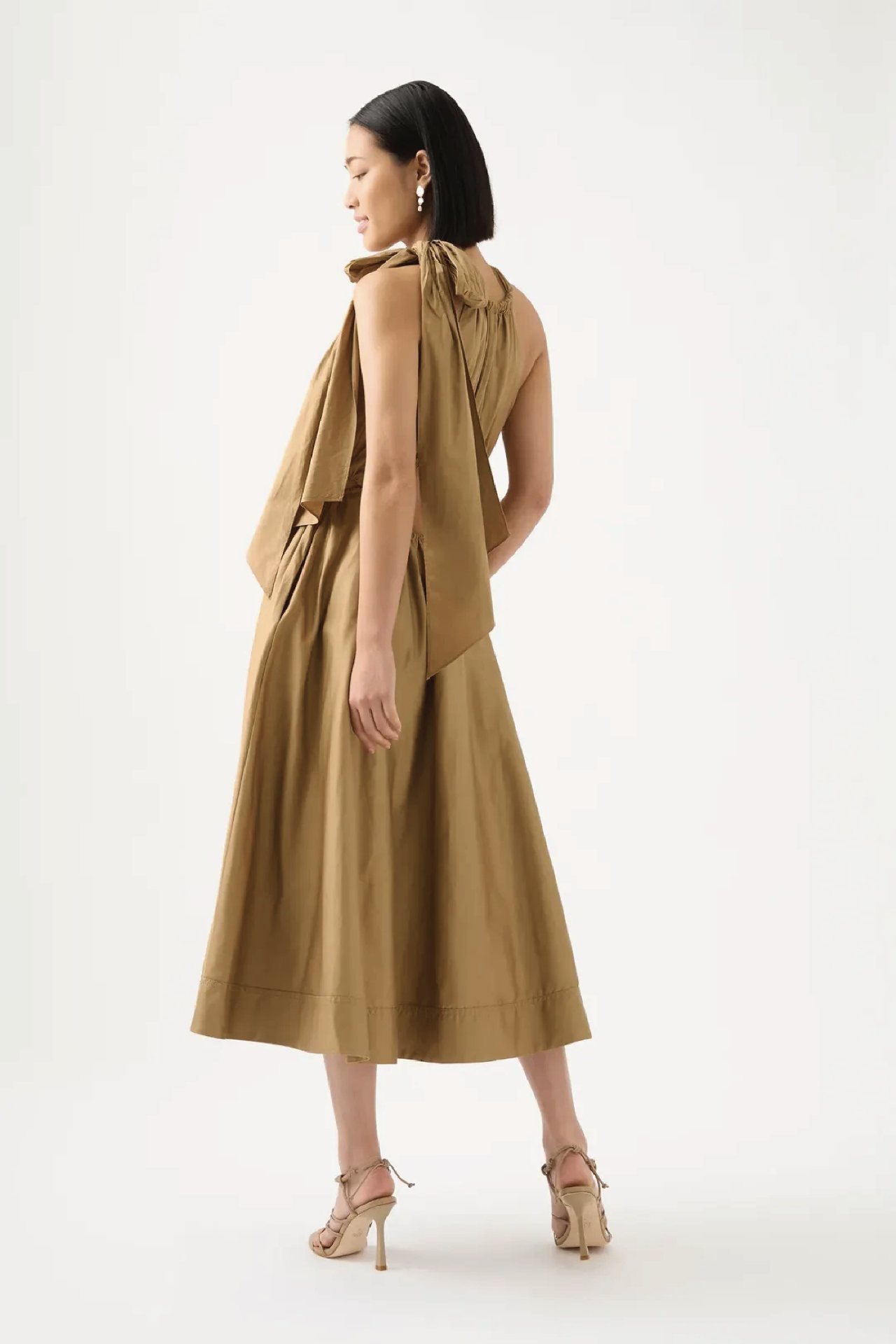 Aje brown cut out dress 10