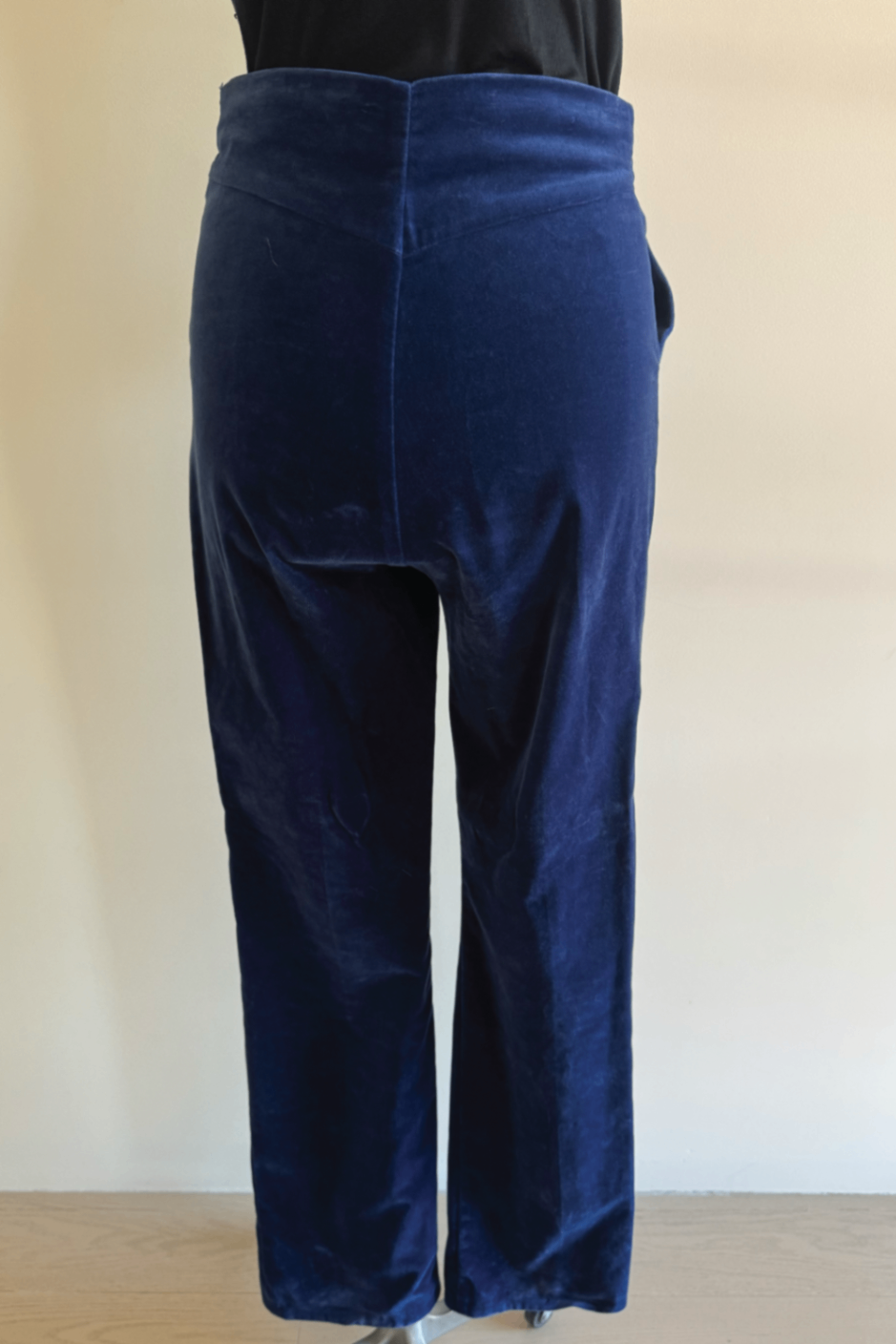 Scanlan blue suede pant 10